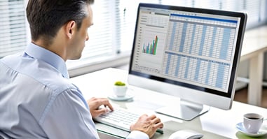 Commission spreadsheet illustrating the challenges faced by companies that don’t use commission software.